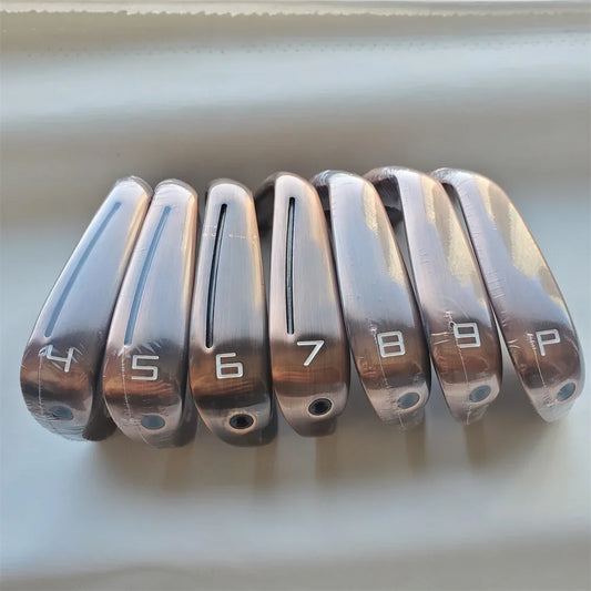 Golf Irons Complete Set for Men, Golf Club Set, 4th Generation, Coppery Tour, Long Distance Forged, Hollow Design, P790, New