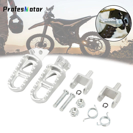 For Surron Accessories Motocross Motorcycle Aluminum Rests Pedals Footpegs Foot Pegs Bracket For Sur-Ron Light Bee X S