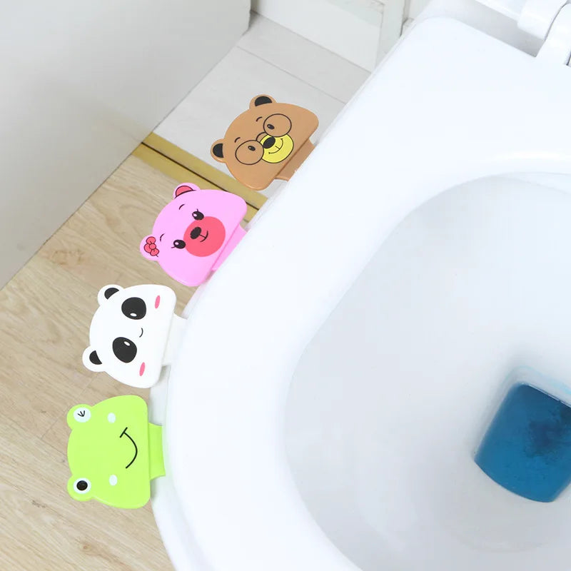 Cartoon Toilet Seat Handle Holder Sanitary Not Dirty Hand Toilet Lid Lifter Closestool Holder Toilet Lifter Bathroom Accessories