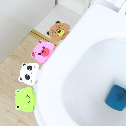 Cartoon Toilet Seat Handle Holder Sanitary Not Dirty Hand Toilet Lid Lifter Closestool Holder Toilet Lifter Bathroom Accessories