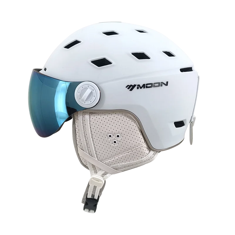 MOON-Professional Ski Helmet for Adult and Youth, Universal for Skateboard, Snowboard, Snow Equipment, Warm, Winter