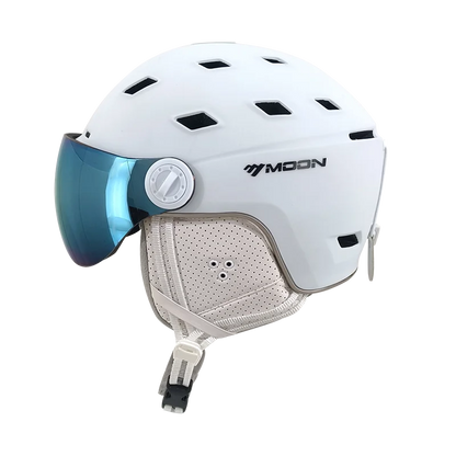 MOON-Professional Ski Helmet for Adult and Youth, Universal for Skateboard, Snowboard, Snow Equipment, Warm, Winter