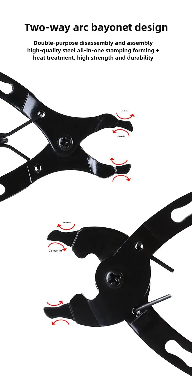 Mini Bicycle Chain Buckle Pliers Potable MTB Bike Chain Quick Release Magic Link Clamp Removal Install Plier Cycling Repair Tool