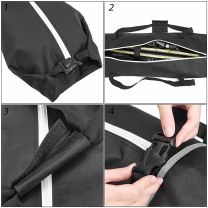 2PCS/set Ski Bag & Boot Bag Padded Waterproof Skis Storage Bag for Travel Fit Skis Up to 200 cm and Boots Up to US Size 13 스키 백