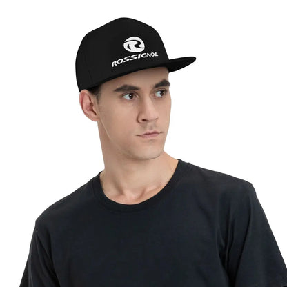 White Gray R Rossignol Hip-hop Hats Outdoor Adjustable Casual Baseball Caps Sunscreen Hat