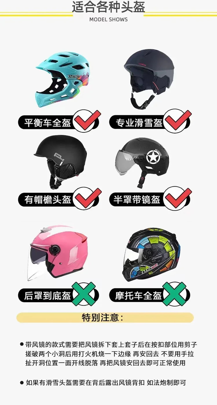Ski Helmet Cover for Women Men Skiing Helmet Covers Decor Snowboard Washable Outdoor Sports Cute Knitted Helmets Accessories