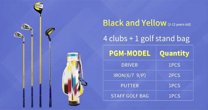 PGM JRTG004 Children's Golf Club 3-12 Age Boys And Girls Kids Sets Beginner Exercise Kit