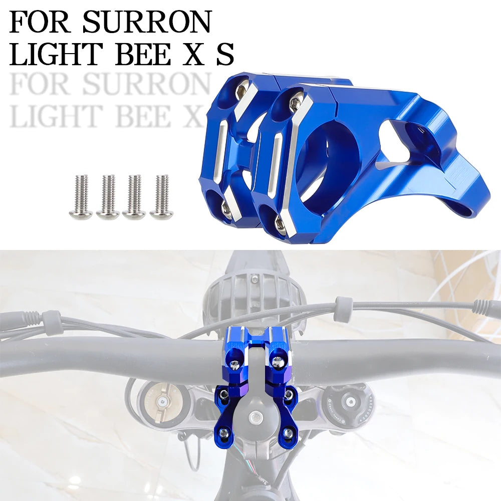 Motorcycle Front Handlebar Bracket For Surron Light Bee X S Sur Ron Electric Motocross Steering Stem Modified Parts Aluminum