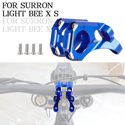 Motorcycle Front Handlebar Bracket For Surron Light Bee X S Sur Ron Electric Motocross Steering Stem Modified Parts Aluminum
