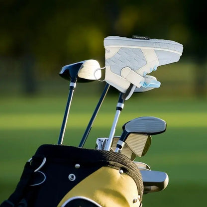 Golf Club Head Cover Shoe Shaped Putter Headcover Golf Iron Cover Golf Club Head Protector PU Leather Putter Headcover Golf