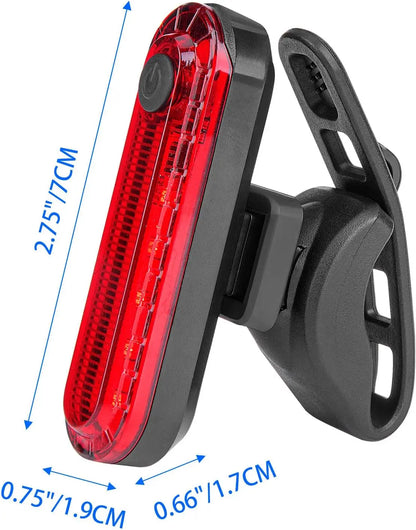 Bicycle Taillight MTB Red Light Bike Rear Light Cycling Warming Safety Lamp USB Rechargeable Led Bike Light Bike Accessories