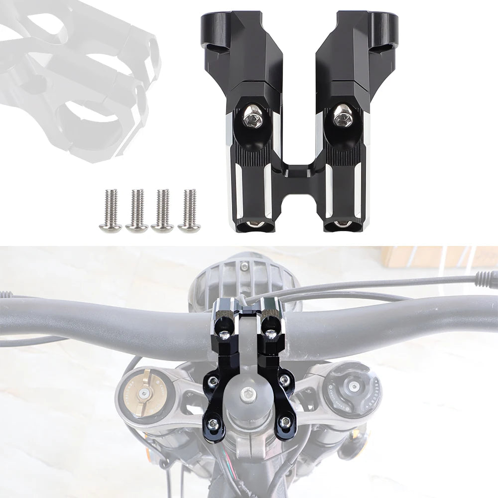 Motorcycle Front Handlebar Bracket For Surron Light Bee X S Sur Ron Electric Motocross Steering Stem Modified Parts Aluminum