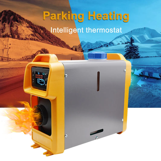 2KW Car Heater Diesel Air Heater 12V/24V /220V With Silencer Remote Control Truck Boat Bus RV Trailer Air Diesel Parking Heater
