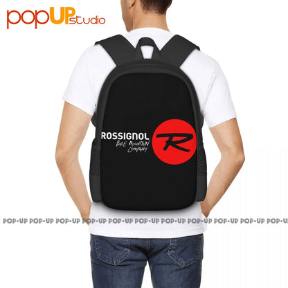 Skis Rossignol Alpine Skis And Equipment Backpack Large Capacity Vintage Art Print Sports Bag Clothes Backpacks