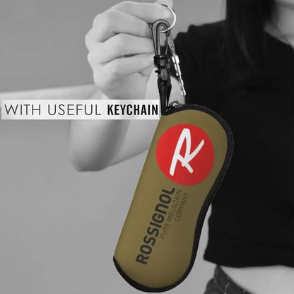Rossignol Pure Mountain Products Shell Glasses Case Protective Sunglasses Box Women Men Soft Eyeglasses Bag Pouch