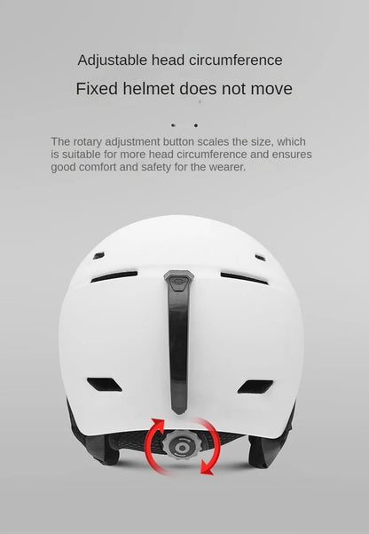 MOON-Professional Ski Helmet for Adult and Youth, Universal for Skateboard, Snowboard, Snow Equipment, Warm, Winter