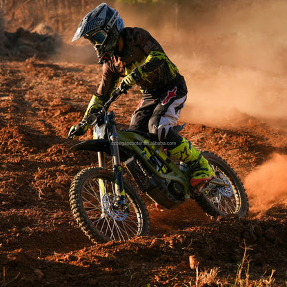 2025 Power-Full 60v 8000w High Performance Mid-Motor Off-Road Brushless Electric Dirt Bike Long-Range Light Bee X
