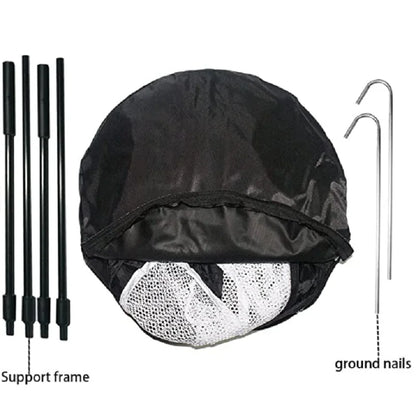 Nylon Golf Practice Net Indoor Outdoor Chipping Pitching Cages Portable Training