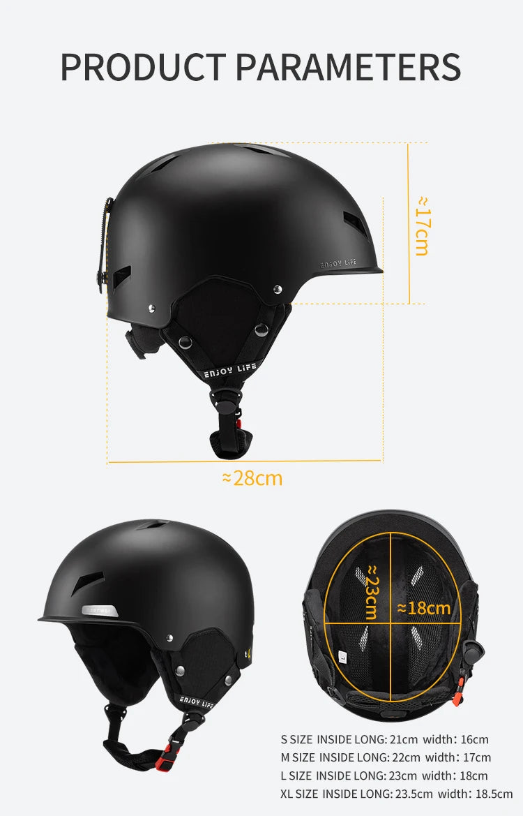 Eastinear Ski Helmet Is Lightweight, Breathable, Anti-collision and Warm for Men and Women, Outdoor Ski Equipment for Children