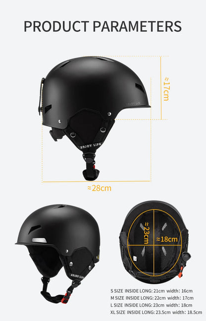 Eastinear Ski Helmet Is Lightweight, Breathable, Anti-collision and Warm for Men and Women, Outdoor Ski Equipment for Children