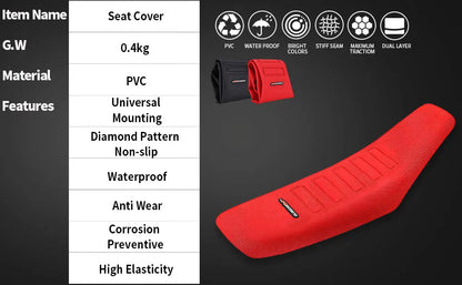Motorcycle Accessories Seat Cover Waterproof Non-slip Design Universal For Honda KTM YAMAHA KAWASAKI CRF XC EXC 85 125 150 250
