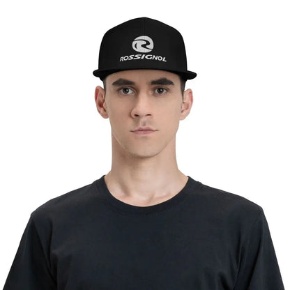 White Gray R Rossignol Hip-hop Hats Outdoor Adjustable Casual Baseball Caps Sunscreen Hat