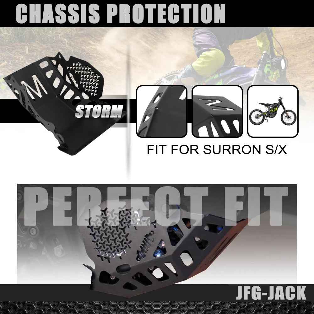 Engine Chassis Guard Protection Cover Motorcycles For Sur-Ron Surron Light Bee S/X  Motor Protection Cover Shield Electric Bike