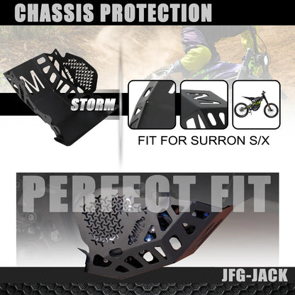 Engine Chassis Guard Protection Cover Motorcycles For Sur-Ron Surron Light Bee S/X  Motor Protection Cover Shield Electric Bike