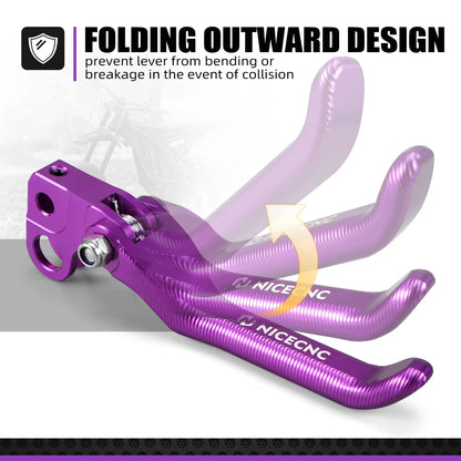 For Surron light bee X Aluminum Folding Front Rear Brake Levers For SUR-RON light bee S light bee L1E Segway X160 X260 2023 2024