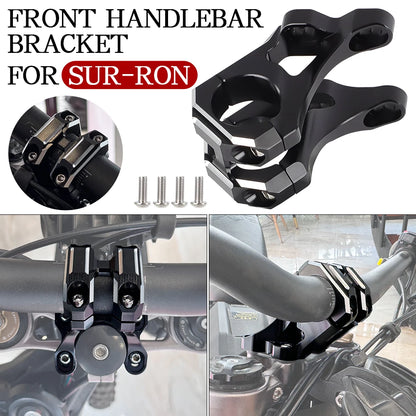 Motorcycle Front Handlebar Bracket For Surron Light Bee X S Sur Ron Electric Motocross Steering Stem Modified Parts Aluminum