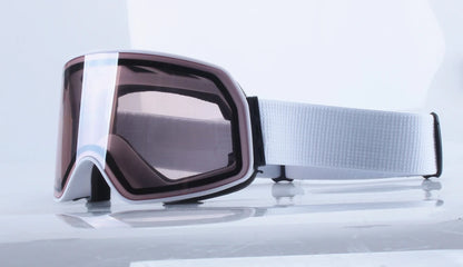 Big Ski Snowboard Goggles Women Men Skiing Eyewear Mask UV 400 Snow Protection Over Glasses Adult Double Anti-Fog Cylindrical