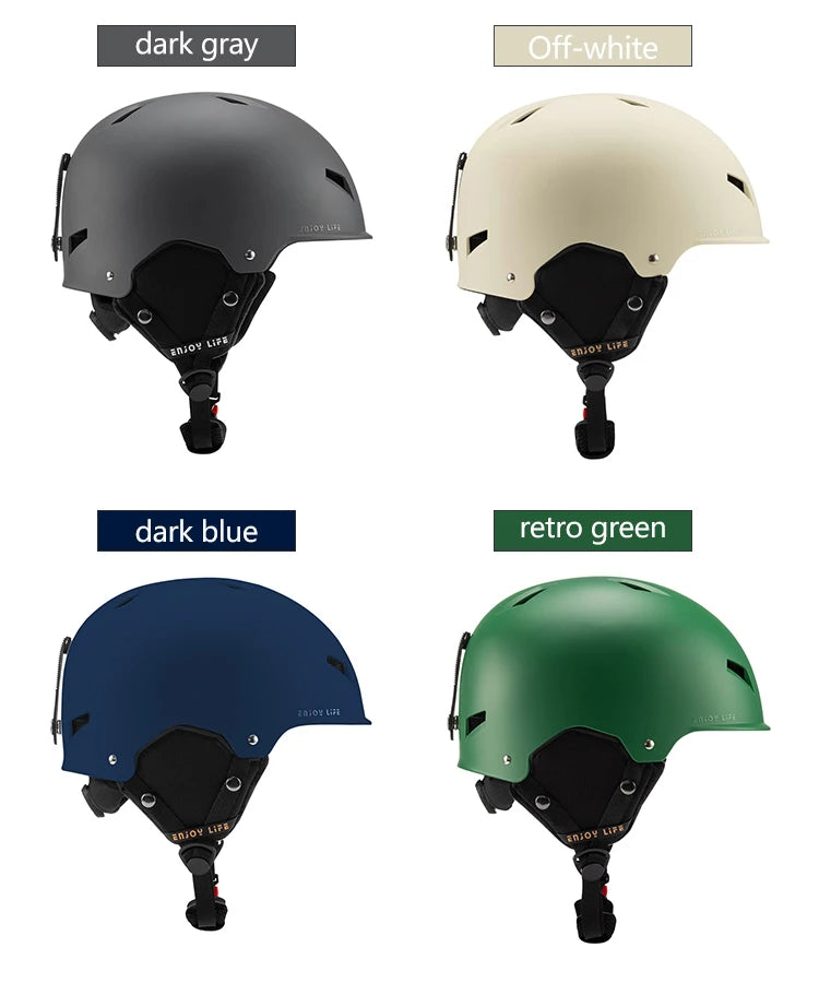 Eastinear Ski Helmet Is Lightweight, Breathable, Anti-collision and Warm for Men and Women, Outdoor Ski Equipment for Children
