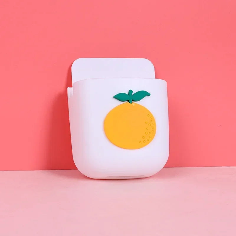 Cartoon Wall Mounted Storage Box for Bedroom Mobile Phone Bathroom Toothpaste Toothbrush Organizer