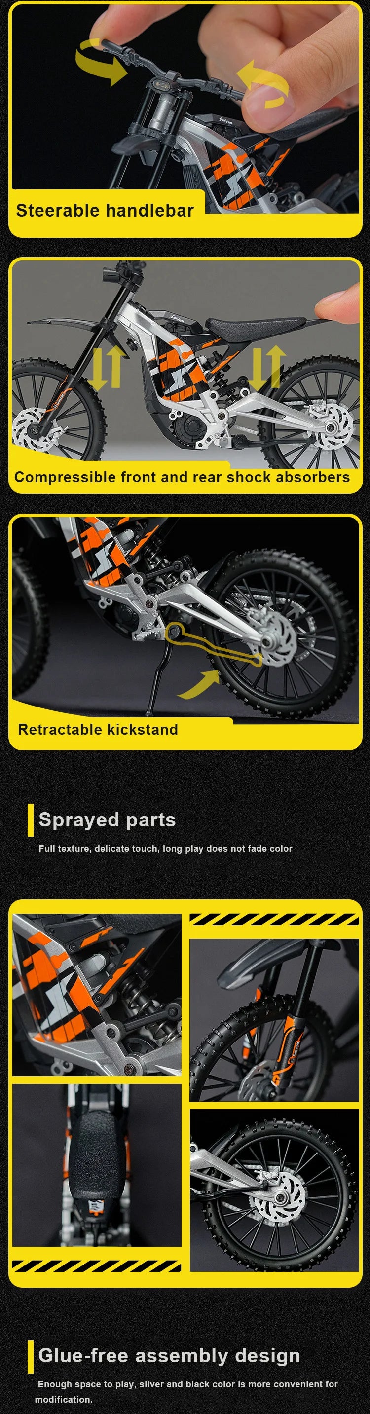 SURRON Light bee assembled model handpiece ornaments Toys simulation Light bee electric off-road ebike splicing model Toys