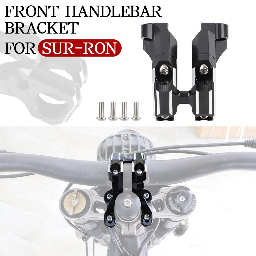 Motorcycle Front Handlebar Bracket For Surron Light Bee X S Sur Ron Electric Motocross Steering Stem Modified Parts Aluminum