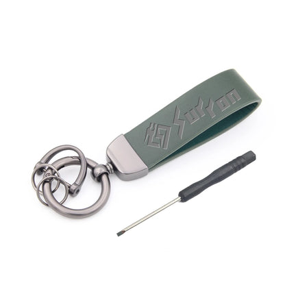 High-Grade Leather Motorcycle Keychain Holder Keyring For Sur Ron Surron Light Bee X S Lightbee Electric Off-Road Bike