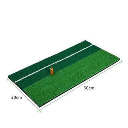 PGM Golf Mat with Rubber Tee Holder Realistic Grass Putting Mats Outdoor Sports Golf Training Turf Mat Indoor Office DJD003-9
