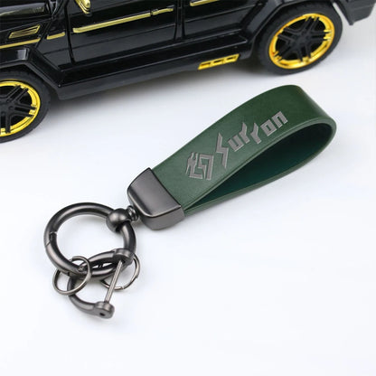 High-Grade Leather Motorcycle Keychain Holder Keyring For Sur Ron Surron Light Bee X S Lightbee Electric Off-Road Bike