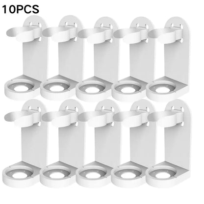 Wall-Mounted Electric Toothbrush Holder Plastic Tooth Hook Razor Rack Storage Space Shelf Bathroom Home Accessories Saving V9P0