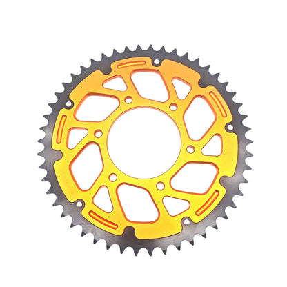 SURRON Ultra bee 50t Sprocket Steel Aluminum 50T Dual Ring Sprocket For Ultra bee Steel Aluminum Modified Anodized 50T Sprocket