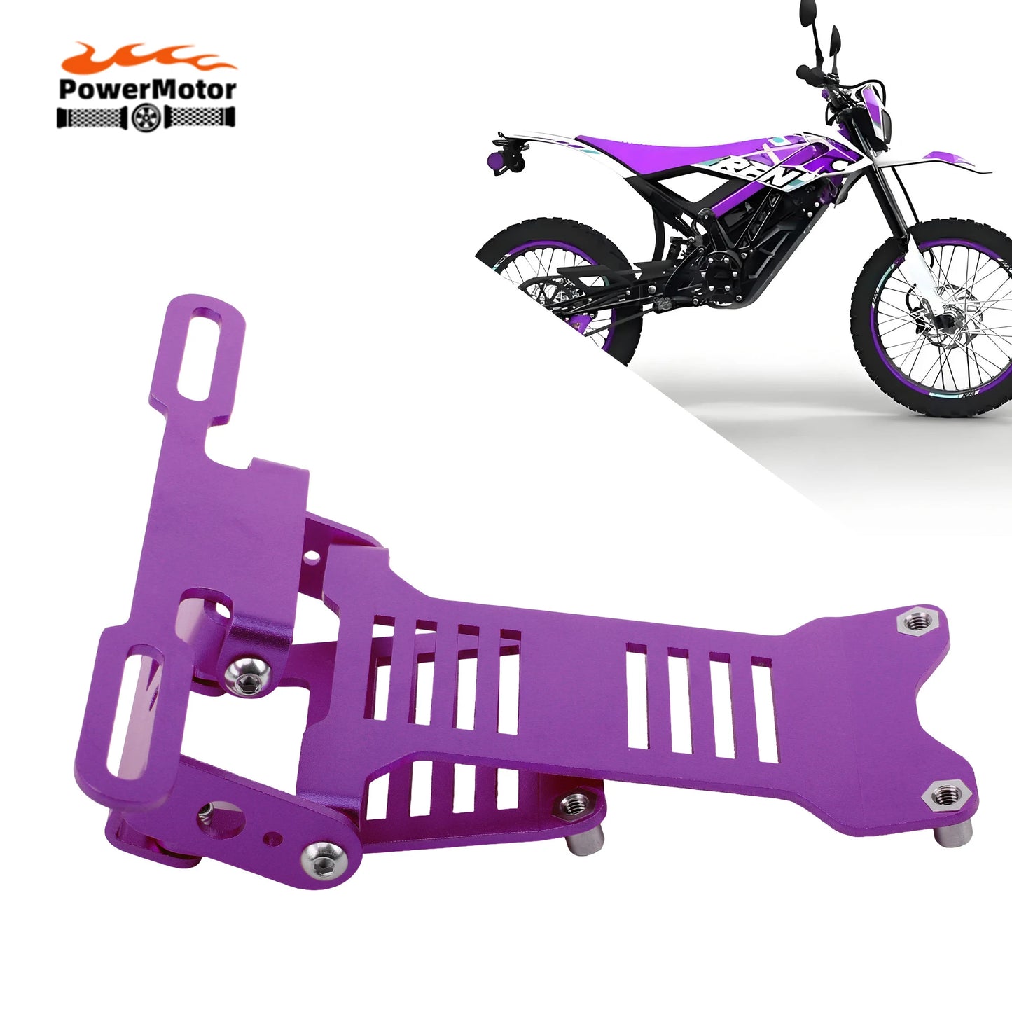 For SUR-RON Ultra Bee License Plate Bracket License Plate Holder Parts For Sur Ron UB E-bike Off-road Modified Accessories