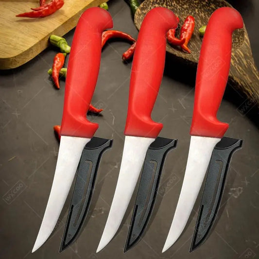 Stainless Steel Skinning Carving Knife Kitchen Boning Knife Meat Butcher Cleaver Utility Slicing Fish Vegetable Fruit Knives