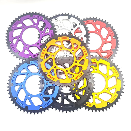 SURRON Ultra bee 50t Sprocket Steel Aluminum 50T Dual Ring Sprocket For Ultra bee Steel Aluminum Modified Anodized 50T Sprocket