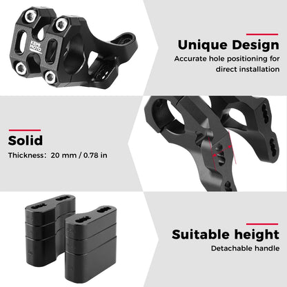 For Sur-Ron Light Bee X S L1E Front Handlebar Bar Riser Mount Bracket CNC For Talaria Sting MX3 MX4 MX5 Pro For Surron Electric