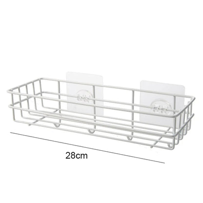 Bathroom Shelf Kitchen Organizer Shelves Corner Frame Iron Shower Caddy Storage Rack Shampoo Holder For Bathroom Accessories