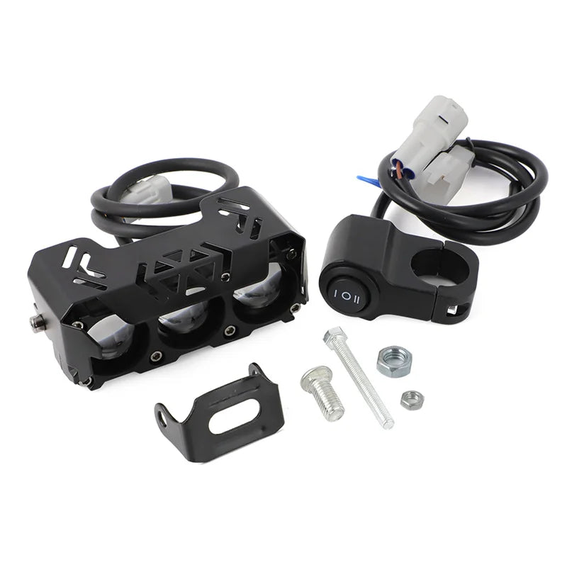 80w brighter Yellow and White light LED Headlight Front Light Bar & Switch Kit For Surron L1E Road Legal Model For Sur ron