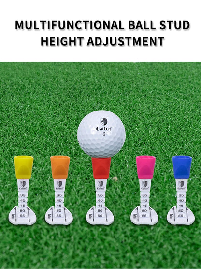 Caiton Cdjustable Golf Tee, Easy Tee, Excellent Durability And Multi-Function, Adjustable Height in 35-55mm/2.17inMulticolor Opt