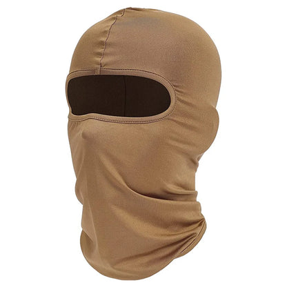 Breathable Balaclava Motorcycle Face Mask Moto Helmet Bandana Hood Windproof Dustproof Face Shield Men's MTB Bike Full Face Mask