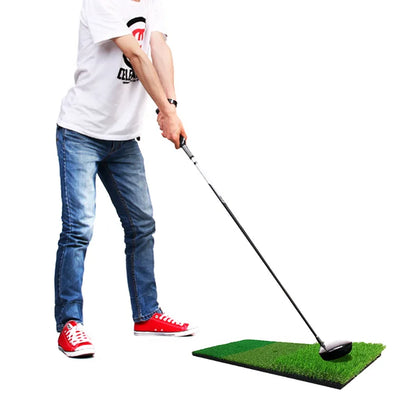 PGM Golf Hitting Mat Indoor Outdoor Mini Practice Durable PP Grass Pad Backyard Exercise Golf Training Aids Accessories DJD003