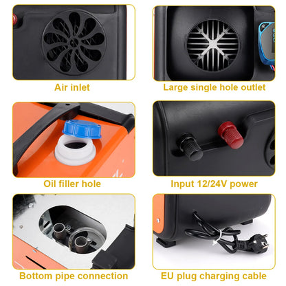 5KW-8KW Car Heater 12V/ 24V/ 220V 3in 1 Car Air Diesel Heater For Bus Auto Boats Trucks RV Ships Air Diesel Parking Heater